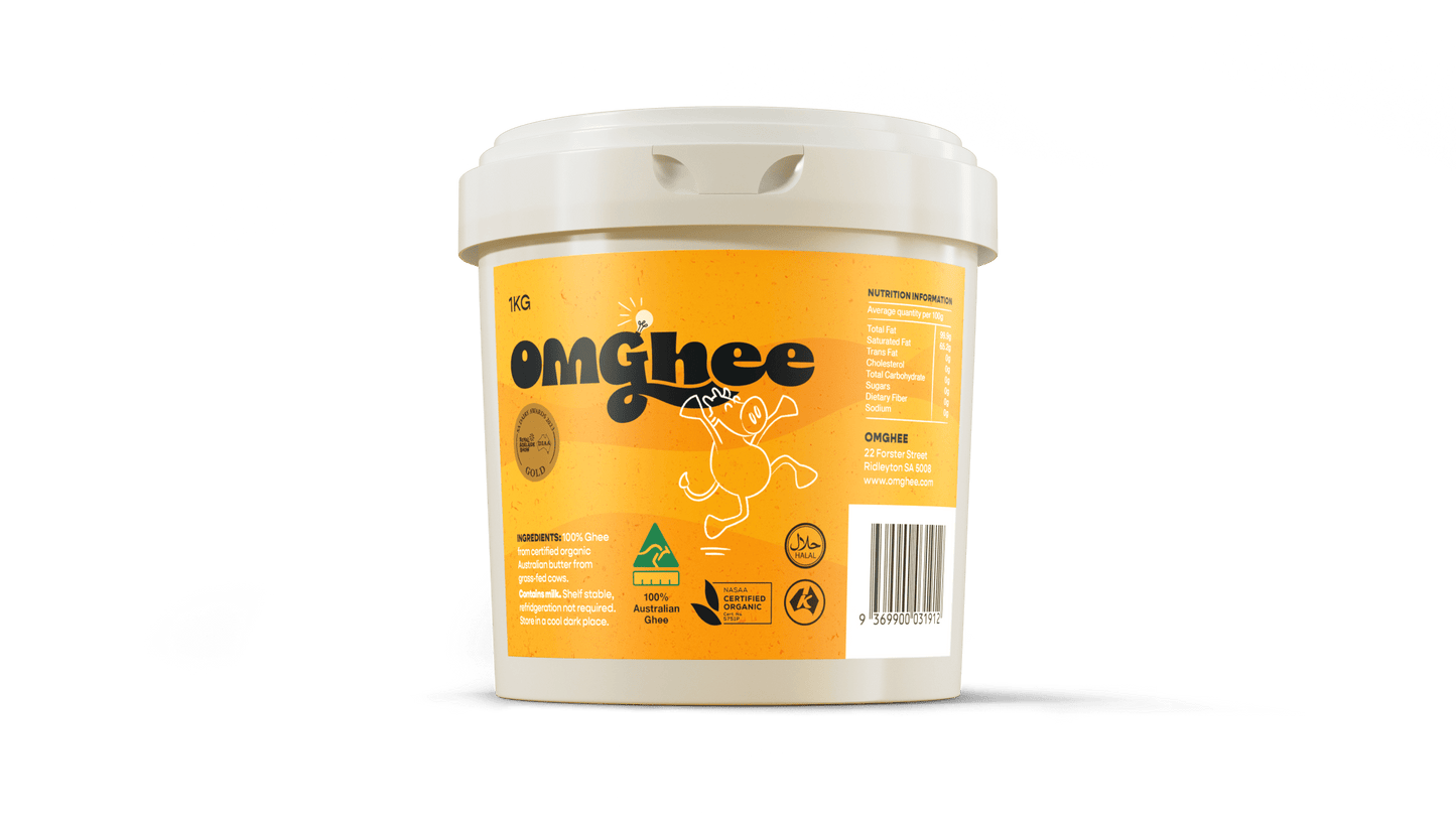 Bulk Organic Grassfed OMGhee - 1kg - OMGhee