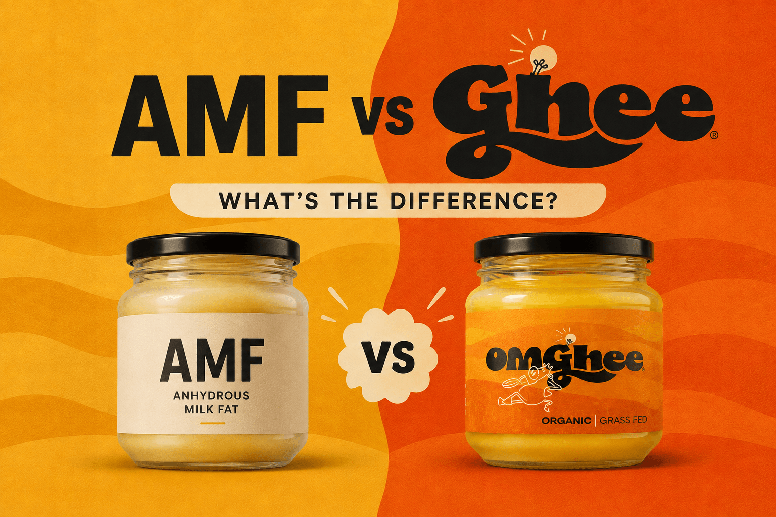 one jar of fake amf ghee vs one jar of pure genuine ghee