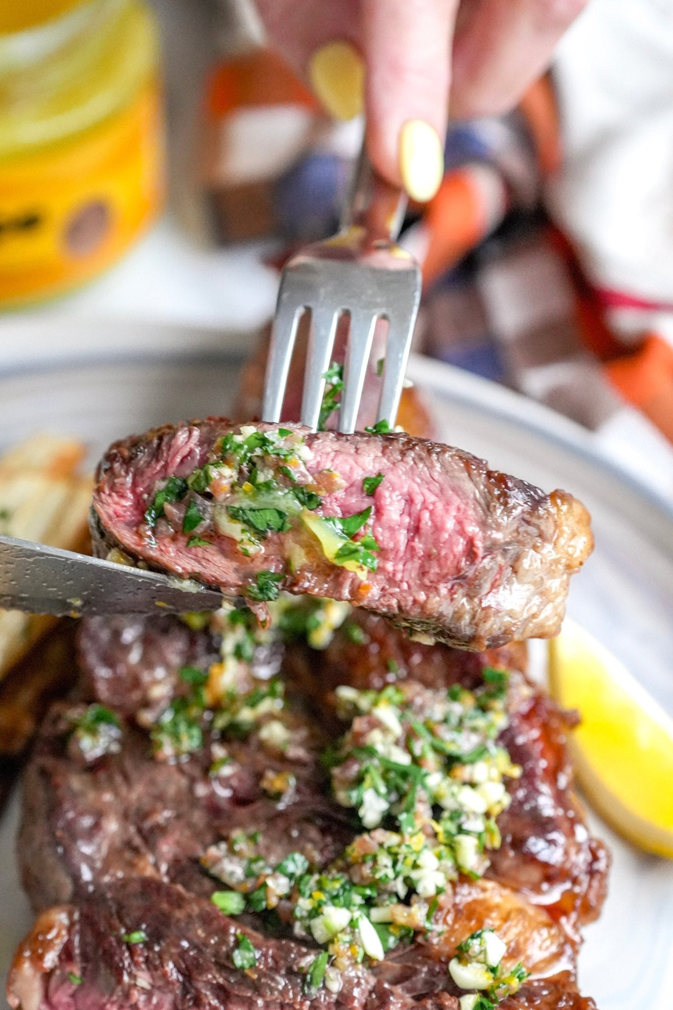 Steak with perfect sear