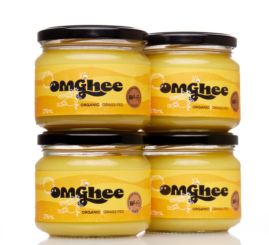 omghee organic ghee 4 jars
